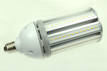 E27 LED Tubular, 108x SMD 4130 Lumen warmweiss 230V 36W    
