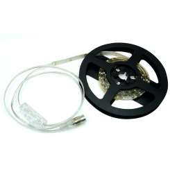 LED Lichtband, 120x SMD2835/m, Silikonverguss, mit Schalter neutralweiss 12V 9,4W DC-kompatibel 12V 