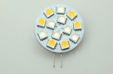 G4 LED Modul, 13xSMD 5050 130 Lumen warmweiss/rot/blau 12V 1,3W DC-kompatibel 10-30V 