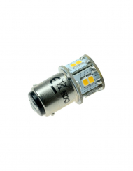 BA15d LED Tubular, 13 x SMD2835 180 Lumen warmweiss 12V 1,8W DC-kompatibel 10-30V 