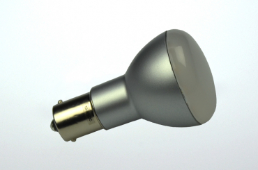 BA15s LED Spot, 15xSMD 2835 200 Lumen warmweiss 12V 2,2W DC-kompatibel 10-30V 