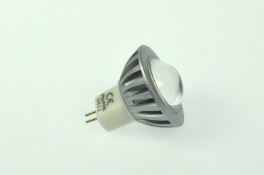 LED-Spot MR11 GU4 62 Lm. 30Â° 12-14V dimmbar 10-15W warmweiss 12V AC/DC 