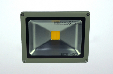 LED-Flutlichtstrahler Stecker 1600 Lm. 120Â° 100-240V DC-Kompatibel 100W warmweiss 220V AC 