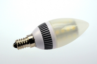 LED-Kerze E14 290 Lm. 360Â° 100-230V frost 28W warmweiss 220V AC 