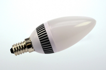 LED-Kerze E14 280 Lm. 360Â° 100-230V matt 27W warmweiss 220V AC 