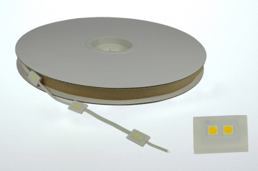 SMD-Chipmodul Kabel 2x 60 Lm. 125Â°  dimmbar  kaltweiss 24V DC 