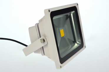 LED-Flutlichtstrahler Kabel 2700 Lm. 120Â° 100-240V DC-Kompatibel 300W kaltweiss 220V AC 