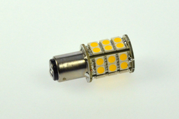 BA15d LED Modul, 30xSMD 5050  350 Lumen warmweiss 12V 3W DC-kompatibel 10-30V 
