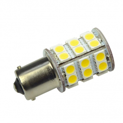 BA15s LED Modul, 30xSMD 5050  350 Lumen warmweiss 12V 3W DC-kompatibel 10-30V 