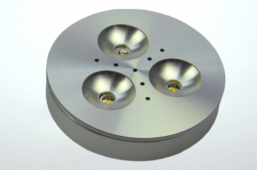 LED-Aufbauleuchte 5,5x2,1 DC 200 Lm. 125Â° 12-24VDC  25W warmweiss 12-24VDC 