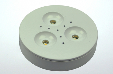 LED-Aufbauleuchte 5,5x2,1 DC 200 Lm. 125Â° 12-24VDC  25W warmweiss 12-24VDC 