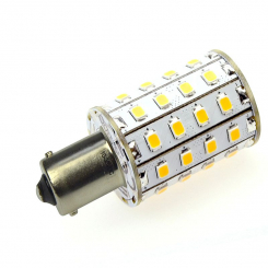 BA15s LED Modul, 48xSMD 2835  550 Lumen warmweiss 12V 4,8W DC-kompatibel 10-30V 