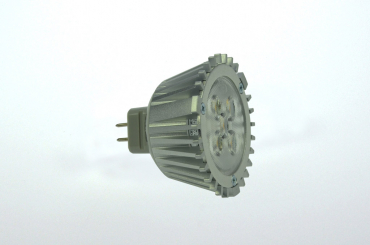 GU5.3 LED Spot MR16, 5x Nichia SMD 360 Lumen warmweiss 12V 6W DC-kompatibel 10-25V 