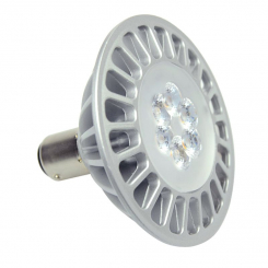 BA15d LED Spot AR70, 6xSMD 2835 550 Lumen warmweiss 12V 7W DC-kompatibel 10-30V 