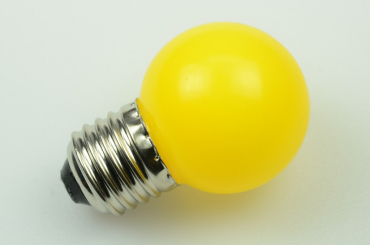 E27 LED Tropfenlampe, 6x SMD, gelb 100 Lumen gelb 230V 1W    