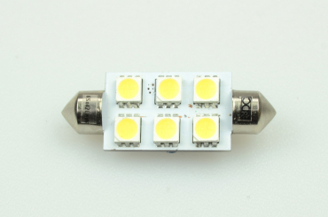 LED Soffitte 6 LED SMD 16x42mm 10-30V warmweiß