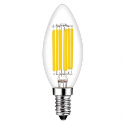 E14 LED Kerze Filament COB 480 Lumen warmweiss 12V 4,2W DC-kompatibel 12-36V 