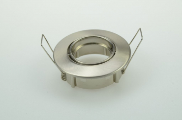 MR11, schwenkbar, chrom matt gebÃ¼rstet, schwere massive AusfÃ¼hrung 