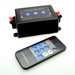 Funkdimmer für 12-24V LED-Lichtquellen mit Drucktasten inkl. Funksender 