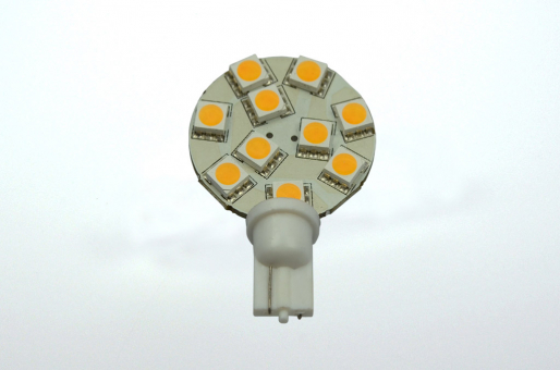 T10 LED Modul, 10xSMD 5050 140 Lumen warmweiss 12V 1,7W DC-kompatibel 10-30V 