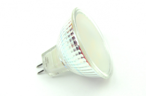 GU5.3 LED Spot MR16, 10xSMD 3528 180 Lumen warmweiss 12V 1,6W DC-kompatibel 10-30V 