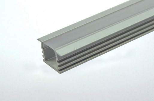 Aluprofil 1500mm x 22mm x 12mm, für 6-10mm Lichtbänder 