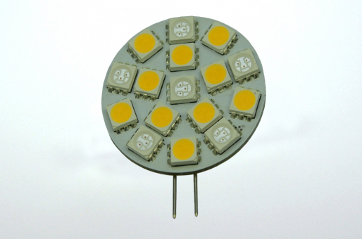 G4 LED Modul, 16xSMD 5050 180 Lumen warmweiss/rot 12V 1,8W DC-kompatibel 10-30V 