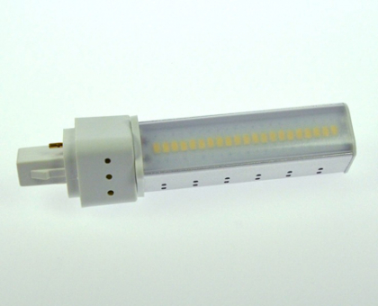 G24-D1 LED Kompaktlampe, 16xSMD 800 Lumen neutralweiss 230V 8W DC-kompatibel 180-269V 