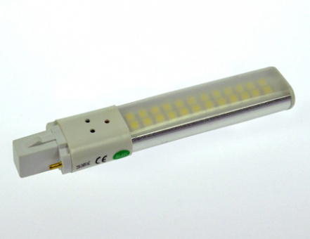 G23 LED Kompaktlampe, 12xSMD 600 Lumen neutralweiss 230V 6W DC-kompatibel 180-269V 