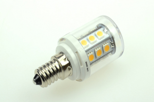 E14 LED Modul, 24xSMD 5050 300 Lumen warmweiss 24V 2,6W DC-kompatibel 13,5-28V 