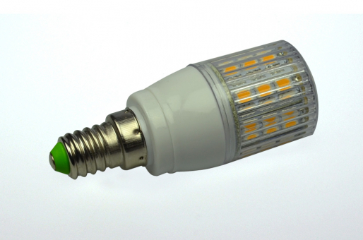 E14 LED Tubular, 24x SMD 280 Lumen warmweiss 230V 3,5W DC-kompatibel 80-269V 