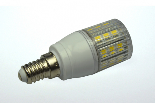 E14 LED Tubular, 24x SMD 320 Lumen kaltweiss 230V 3,5W DC-kompatibel 80-269V 