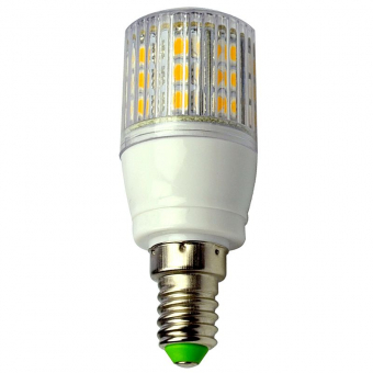 E14 LED Tubular, 24x SMD 330 Lumen warmweiss 12V 4W DC-kompatibel 10-30V 