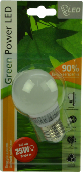 LED-Globe LB50 E27 150 Lm. 125Â° 100-230V matt 20W warmweiss 220V AC 