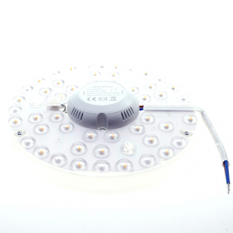 LED Leuchteneinsatz mit Magnethalterung 1800 Lumen, warmweiss, 230V 18W DC-kompatibel 100-269V  