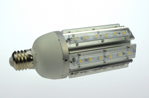 LED-Strassenlampe E40 2600 Lm. 270Â° 85-265V  LT 6-7 Wochen 250W warmweiss 220V AC 