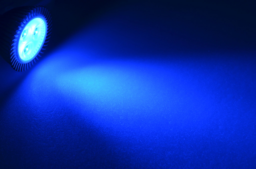GU5.3 LED Spot MR16, 3xSMD LED, blau 75 Lumen blau 12V 3,3W DC-kompatibel 10-30V 