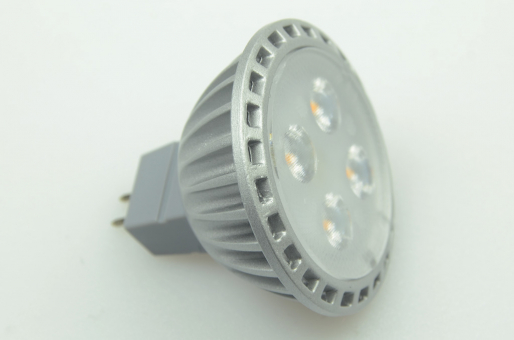 GU5.3 LED Spot MR16, 4xSMD 2835  350 Lumen warmweiss 12V 5W DC-kompatibel 10-30V   