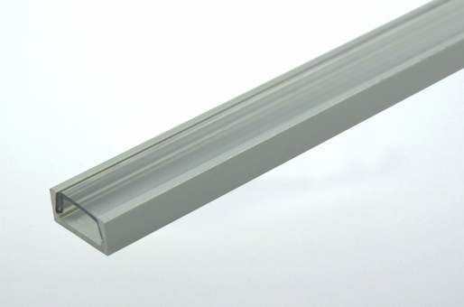 Aluprofil 500mm x 15mm x 6mm, für 6-10mm Lichtbänder 