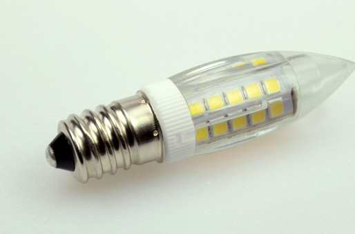 E14 LED Kerze, 51x SMD 300 Lumen warmweiss 230V 3W DC-kompatibel 90-269V 