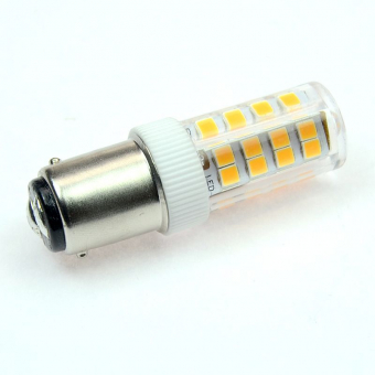 B15D LED Tubular, 52x SMD 300 Lumen warmweiss 230V 3W DC-kompatibel 90-269V 