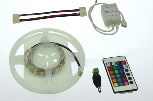 LED Lichtband, 60x SMD5050/m, RGB, Silikonverguss 420/RGB Lumen, RGB, 12V 11,5W DC-kompatibel 12V 