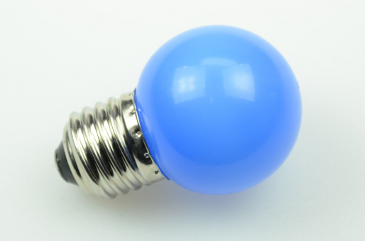 E27 LED Tropfenlampe LED, 6x, blau 15 Lumen, blau, 230V 1W   
