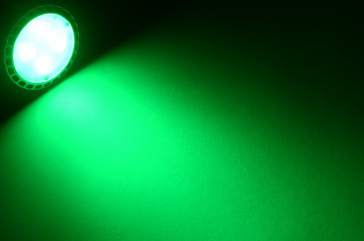 GU10 LED Spot PAR16, 6xSMD LED grün 230V 5,5W   