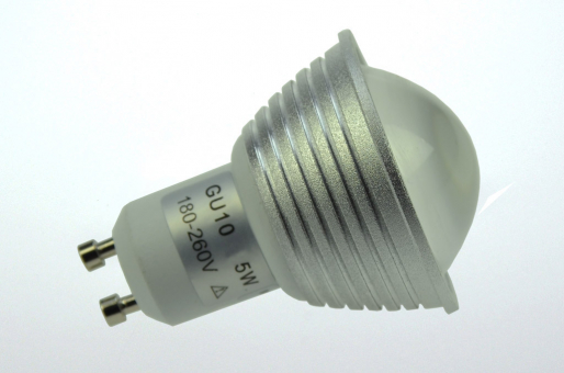 GU10 LED Spot PAR16, 9xSMD 2835  300 Lumen kaltweiss 230V 3,8W DC-kompatibel 230V 