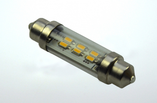 42mm LED Soffittenlampe, 27xSMD 2216 150 Lumen warmweiss 12V 2W DC